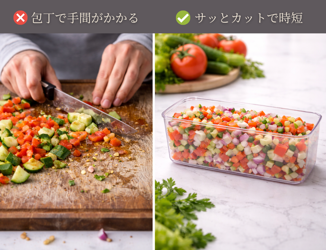 サクサクカッター【SakuSaku Cutter】野菜カッター・多機能スライサー