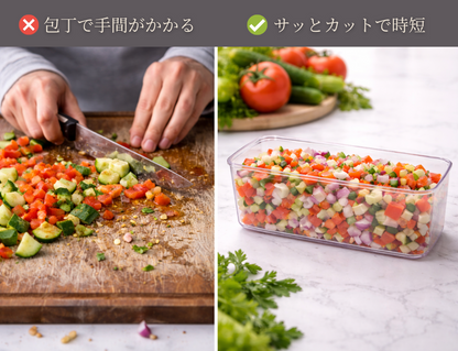 サクサクカッター【SakuSaku Cutter】野菜カッター・多機能スライサー